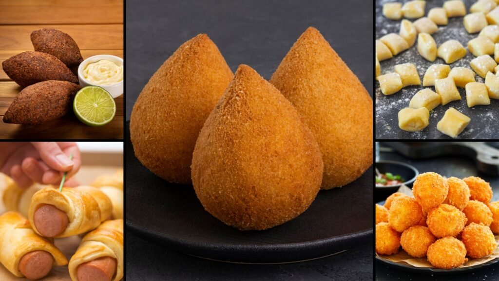 Formatos produzidos pela modeladora de salgados